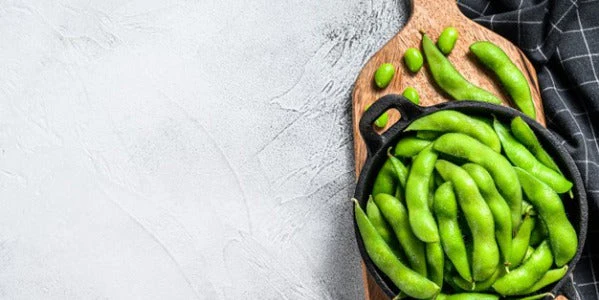 Würzig marinierte Edamame