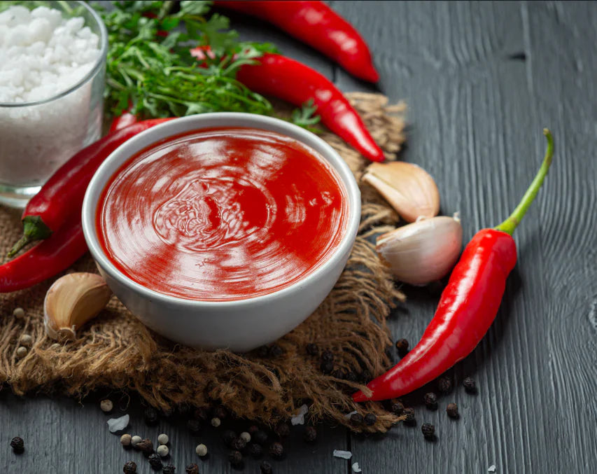 Scharfe Paprikarsoße aus Spanien