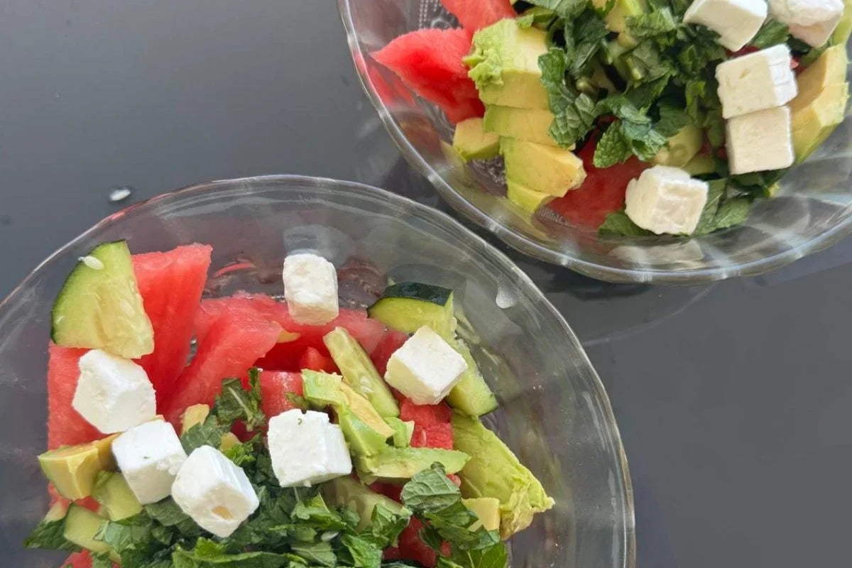 Wassermelonen-Feta-Salat