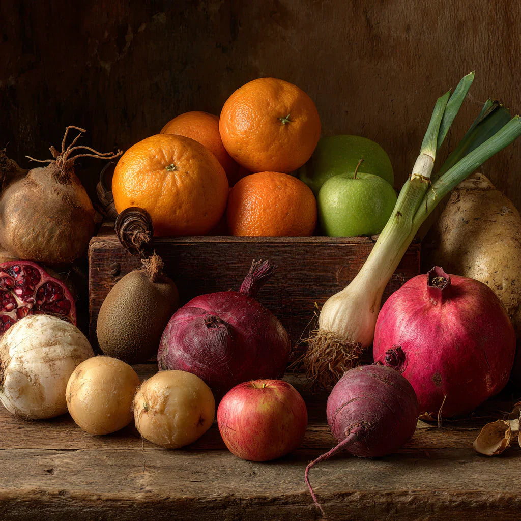 Saisonales Gemüse & Obst im Januar: Frisch ins neue Jahr