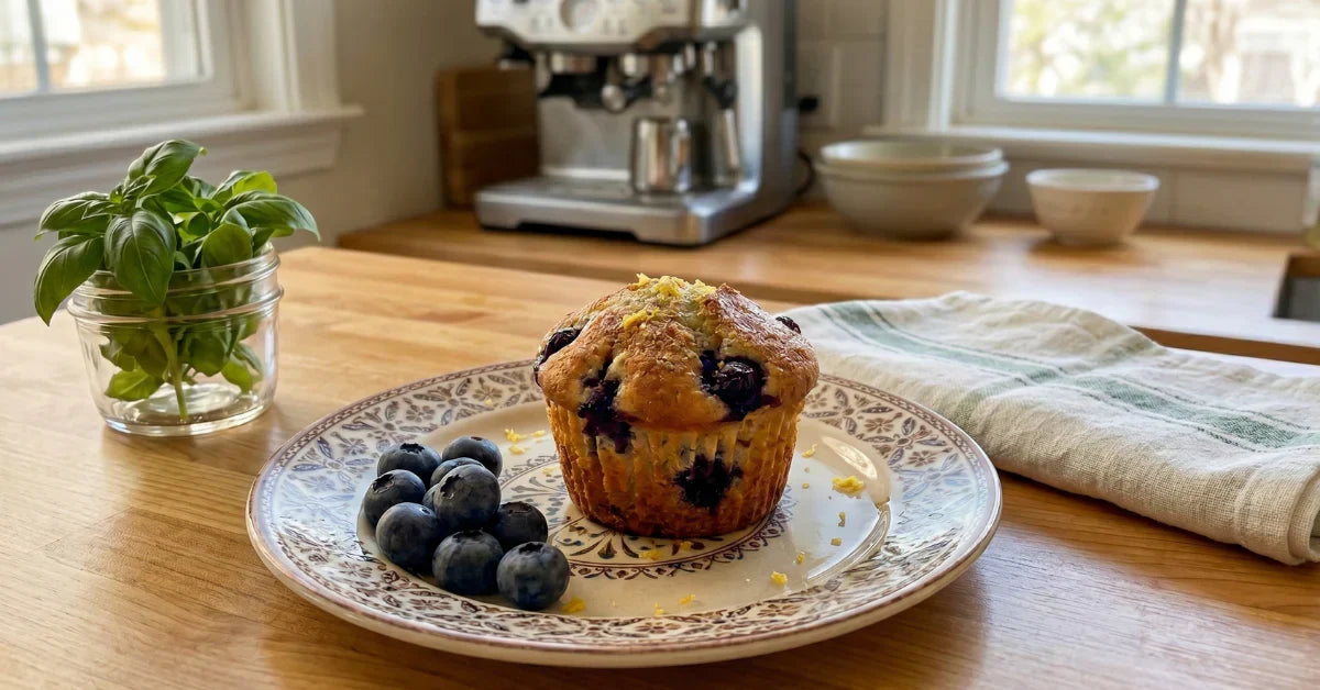 Blaubeermuffins aus der Heißluftfritteuse
