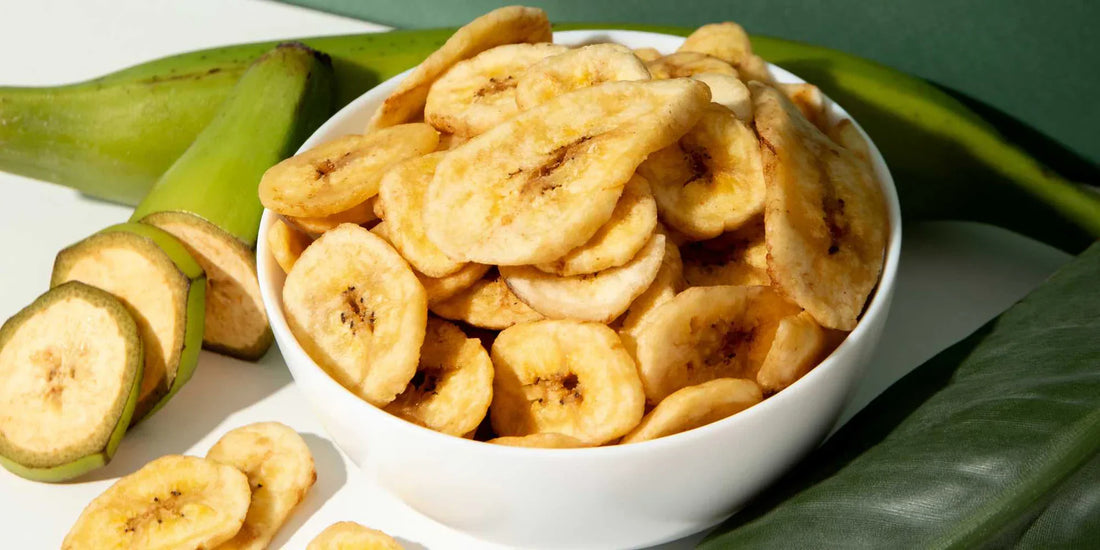 Gebackene Bananenchips