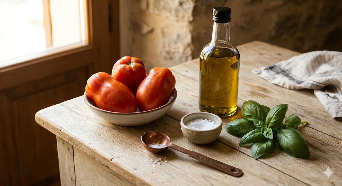 Hausgemachte gebratene Tomatensauce