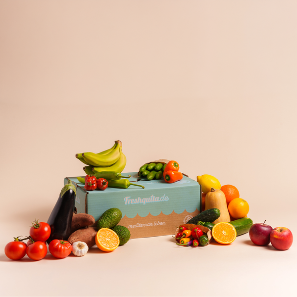 obst und gemüse im blumenkasten Die Obst- und Gemüsebox – Freshquita