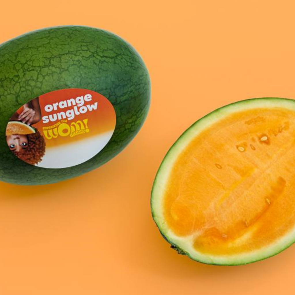 ORANGEFARBENE WASSERMELONENBOX WOM